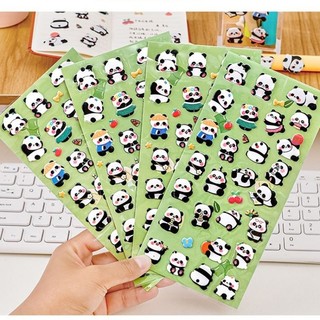 Hình dán sticker 3D gấu trúc panda