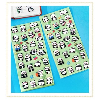 Hình dán sticker 3D gấu trúc panda