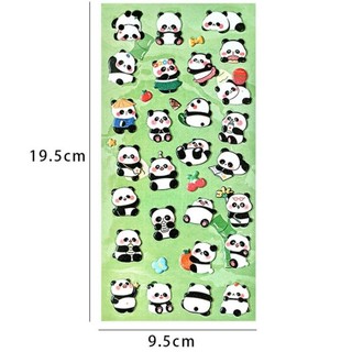 Hình dán sticker 3D gấu trúc panda
