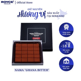Royce' Chocolate tươi Nama “Ghana Bitter” - Royce' Nama Chocolate “Ghana Bitter” - Lưu ý chỉ áp dụng ship hỏa tốc