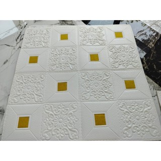 Xốp dán tường da hoa văn nhũ khổ 70x70 giá rẻ nhất hàng đẹp khách tự chọn màu nhũ *( NHŨ MÀU ĐI KÈM VỀ KHÁCH TỰ DÁN )