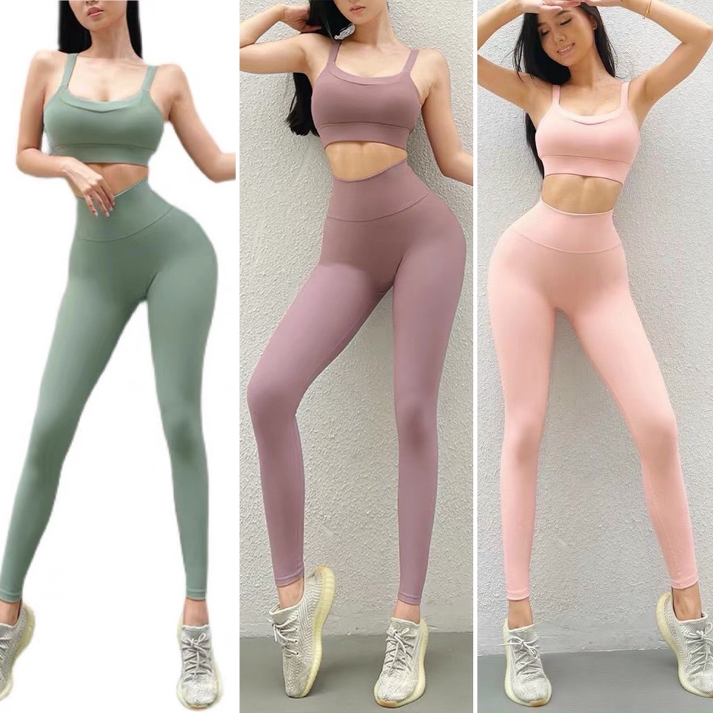 Set Bộ Thể Thao Gym Yoga Naqi thun lạnh tăm gân 602 - YOLOSPORT