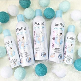Xịt khoáng Evoluderm Atomiseur Eau Pure 150ml/400ml