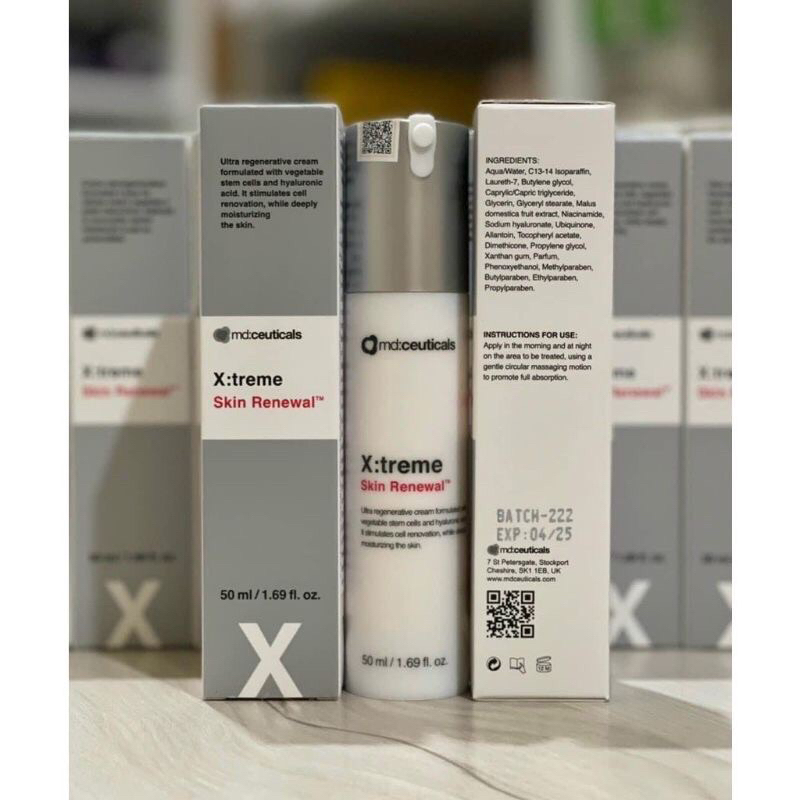 MD:CEUTICALS X:TREME SKIN RENEWAL – KEM TBG PHỤC HỒI, GIỮ ẨM VÀ TÁI TẠO DA THẦN TỐC
