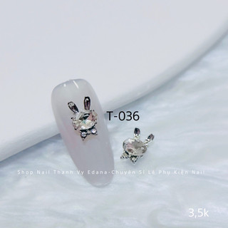 Charm gấu trang trí nail Bộ 5 chiếc mỗi mẫu [THANH VY EDANA]