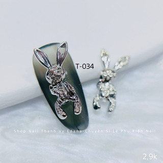 Charm gấu trang trí nail Bộ 5 chiếc mỗi mẫu [THANH VY EDANA]