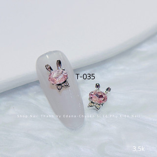 Charm gấu trang trí nail Bộ 5 chiếc mỗi mẫu [THANH VY EDANA]