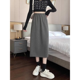 Chân váy nữ bút chì qua gối xẻ trước mys