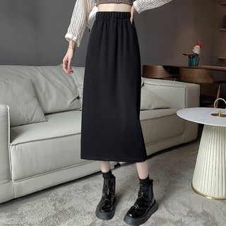 Chân váy nữ bút chì maxi qua gối xẻ trước thời trang mys