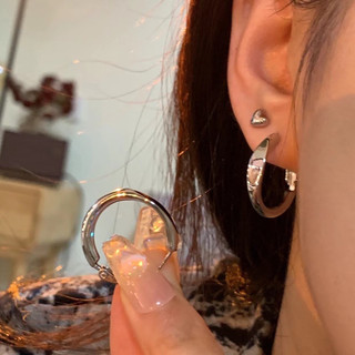 Hoa tai Hoops tròn & Giọt nước