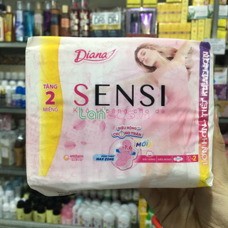 Băng vệ sinh Diana Sensi siêu mỏng có cánh 20 miếng*23cm