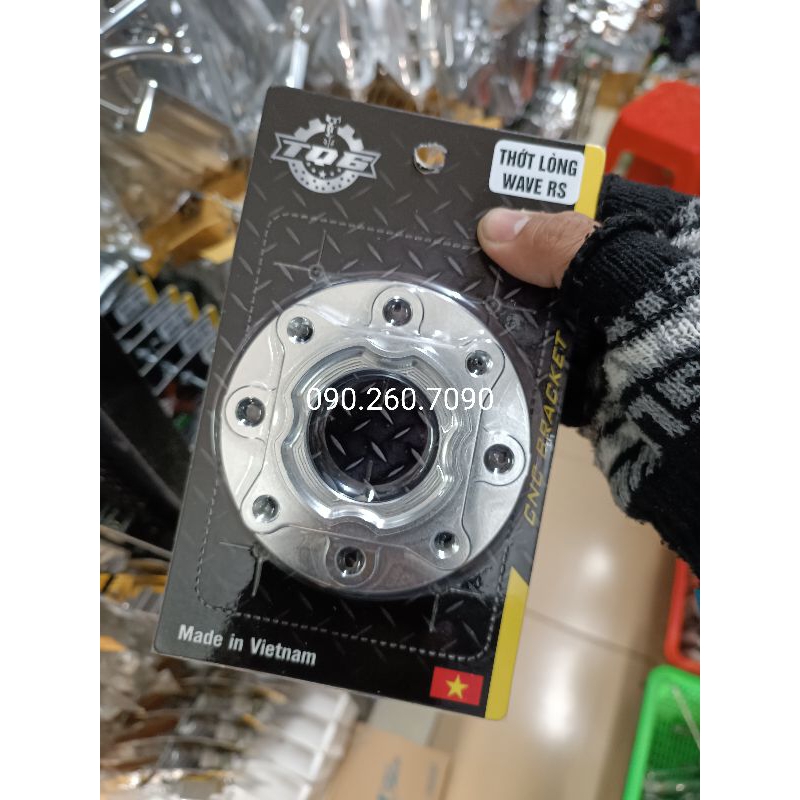 Thớt lòng TQ6 xe Rs100 xài đĩa lõm lên đĩa bằng