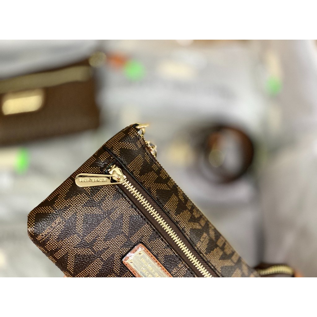 VÍ CẦM TAY KẸP NÁCH KIÊM ĐEO CHÉO NỮ BẢN 2 DÂY SMANO BAGS