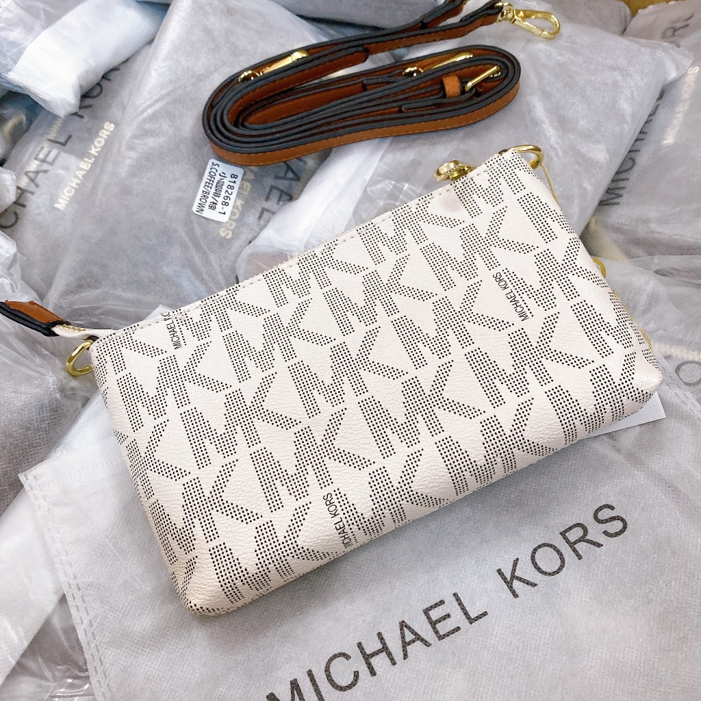 VÍ CẦM TAY KẸP NÁCH KIÊM ĐEO CHÉO NỮ BẢN 2 DÂY SMANO BAGS