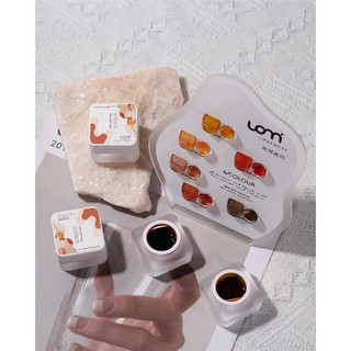 Set gel hổ phách 6 màu( có kèm bảng màu)