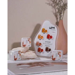 Set gel hổ phách 6 màu( có kèm bảng màu)