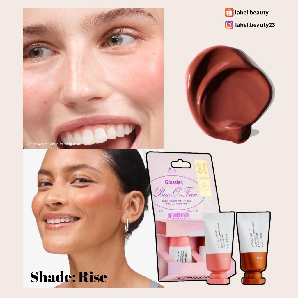 ✨ Set má hồng Glossier Mini Cloud Paint Gel Cream Blush Duo - 𝐋𝐚𝐛𝐞𝐥.𝐛𝐞𝐚𝐮𝐭𝐲 ✨