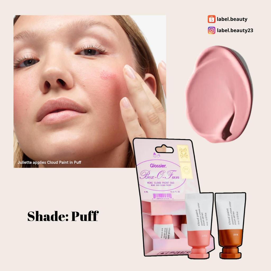 ✨ Set má hồng Glossier Mini Cloud Paint Gel Cream Blush Duo - 𝐋𝐚𝐛𝐞𝐥.𝐛𝐞𝐚𝐮𝐭𝐲 ✨