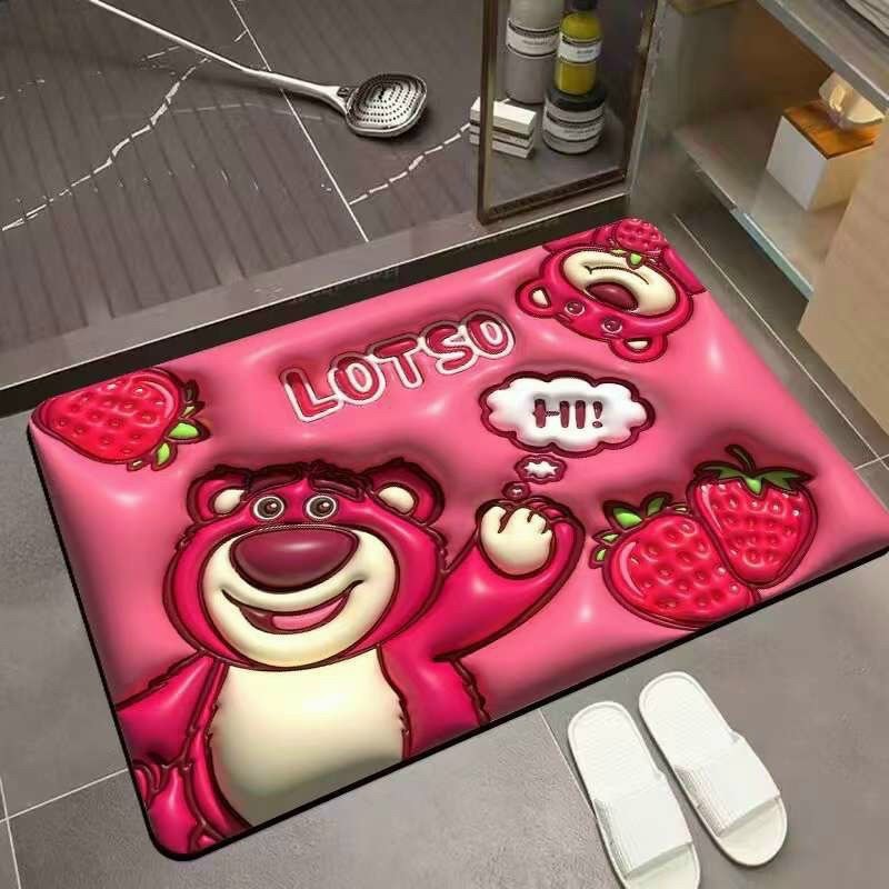 Combo 6 tấm thảm lau chân họa tiết ngẫu nhiên - thảm kích thước 40x60cm