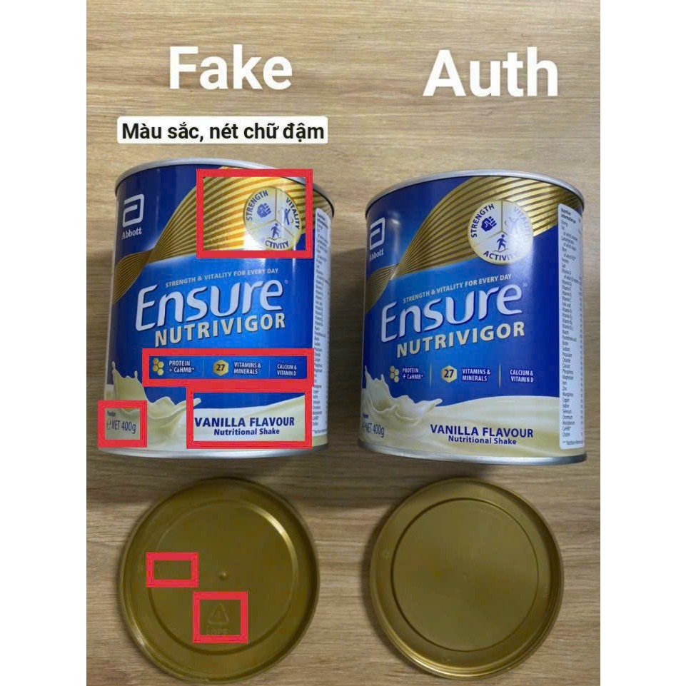 Sữa Bột Ensure Anh NutriVigor Hương vani  - Hàng nội địa anh