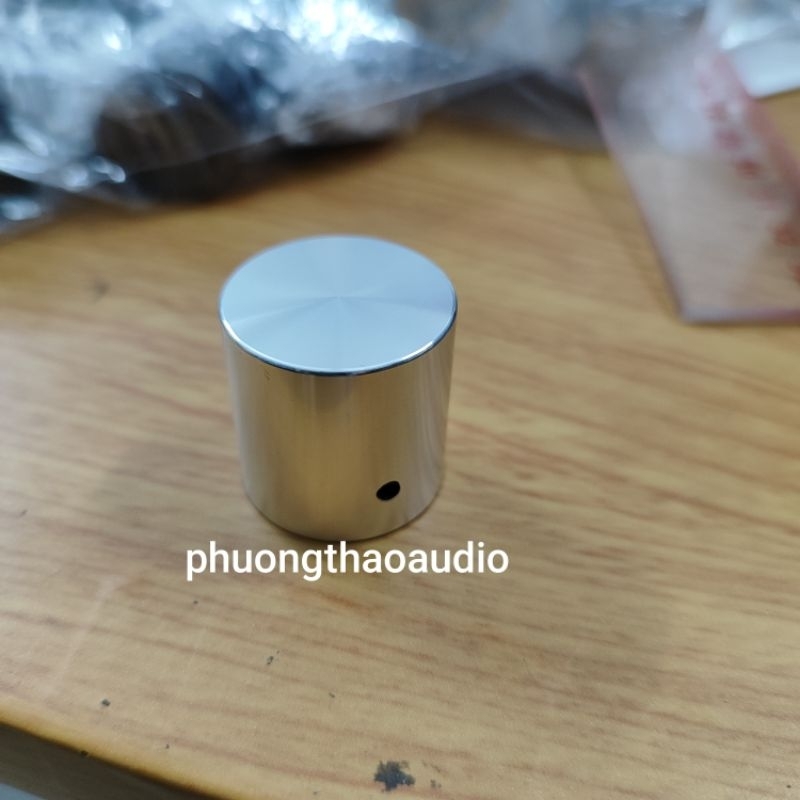 Núm nhôm phay anod đường kính 25mm cao 25mm 25x25mm