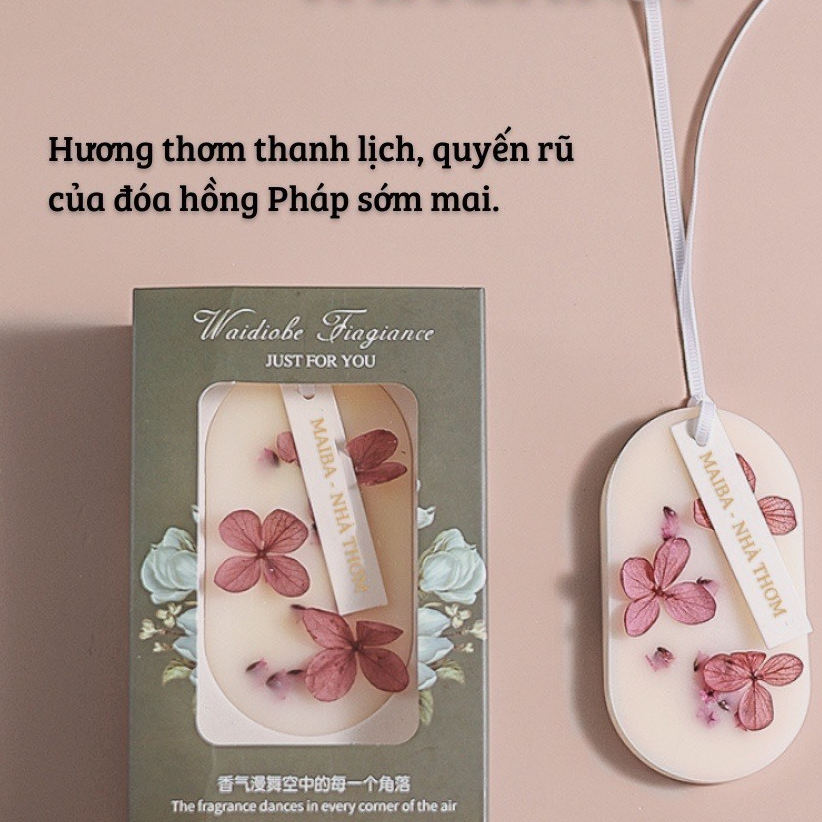 Sáp Thơm Hoa Khô Cỏ 4 Lá May Mắn Giáng Sinh Treo Tủ Quần Áo Phòng Bàn Làm Việc Làm Quà Tặng
