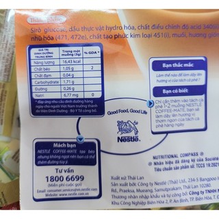 [TÚI LỚN 500 gói] BỘT KEM PHA CÀ PHÊ [Thailand] NESTLE Coffee Mate