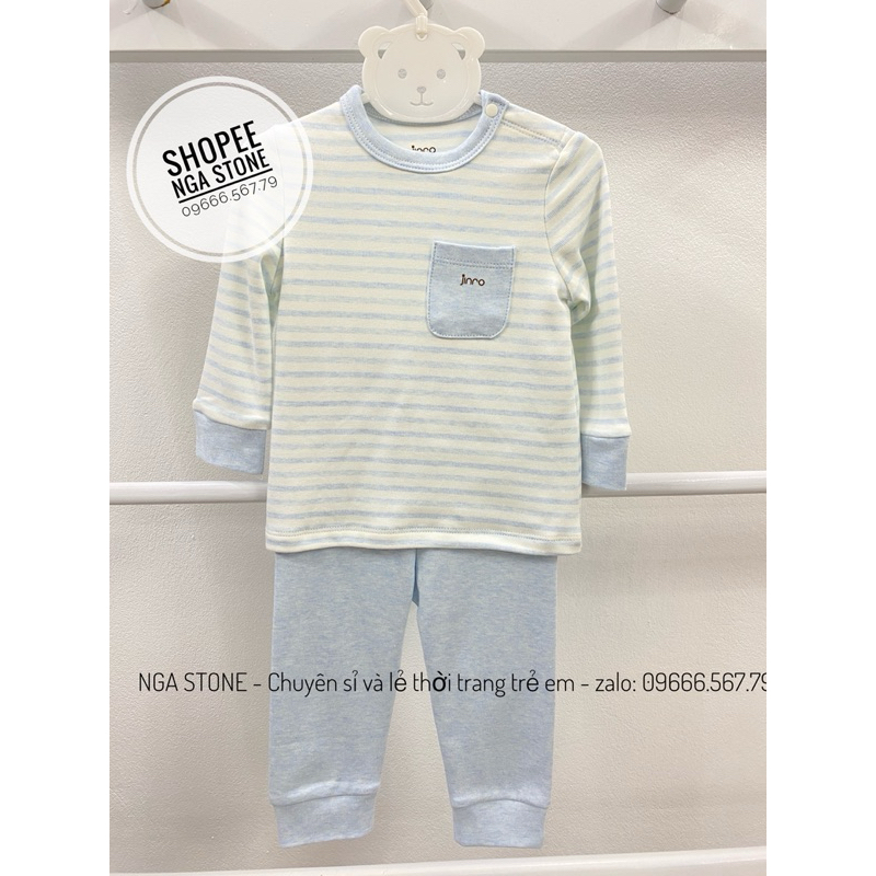 Bộ quần áo dài cho bé trai bé gái hãng jinro