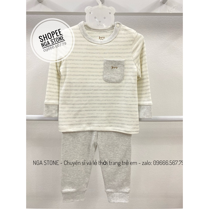 Bộ quần áo dài cho bé trai bé gái hãng jinro