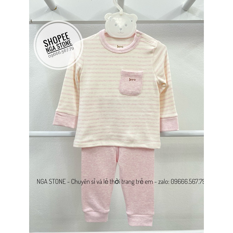 Bộ quần áo dài cho bé trai bé gái hãng jinro