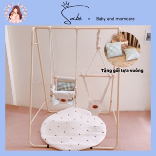 Xích đu nhún nhảy OME chính hãng [Tặng gối tựa cao cấp ]