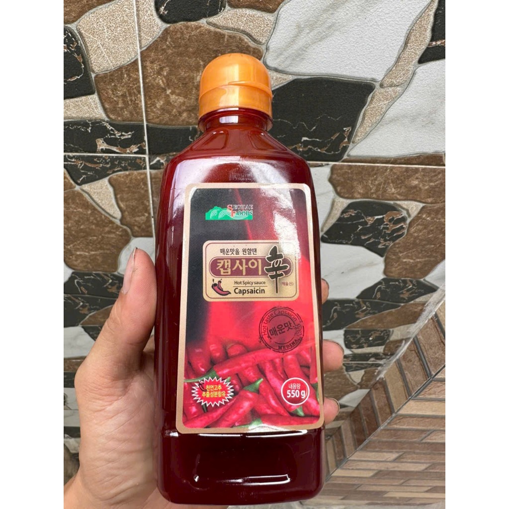 TINH DẦU ỚT HÀN QUỐC SIÊU CAY 550G