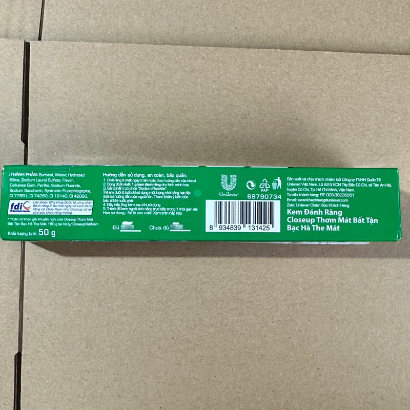 Kem đánh răng Closeup 50g