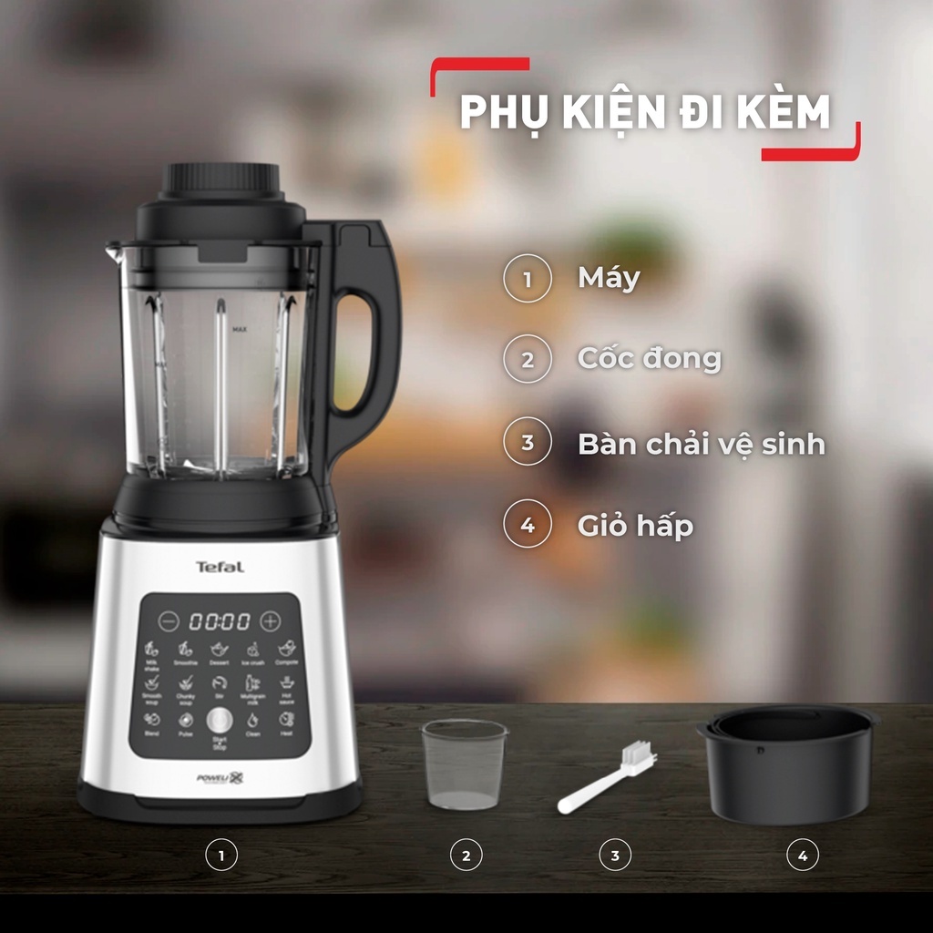 Máy làm sữa hạt, xay nấu đa năng Tefal - BL83SD66 1400W - xay sinh tố