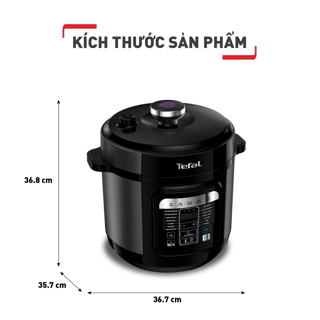 [Livestream] Nồi áp suất điện đa năng Tefal Home Chef CY601868