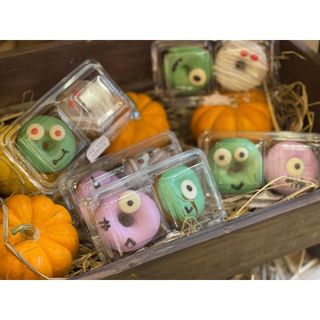 Hộp Hai Ngăn Đựng Bánh Mì Bơ Tỏi, Su Sing, Donut Mini (H162 | Set 100)