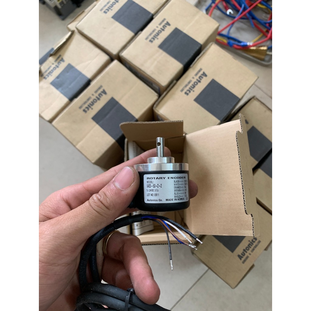 Encoder Rotary E40S-50-2-2 hàng Autonics nguồn 5-24VDC