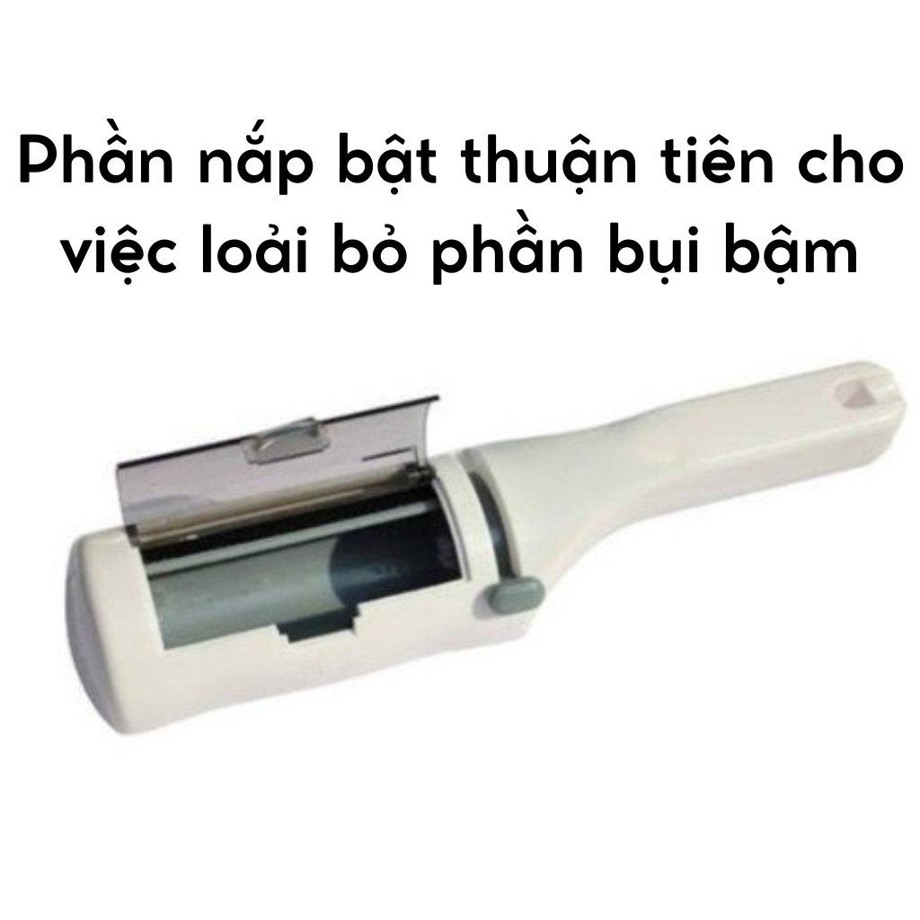 Cây lăn lông tĩnh điện chó mèo ECOPETS bàn chải lấy lông rụng bụi bẩn bám trên áo quần ga giường sofa nhanh chóng