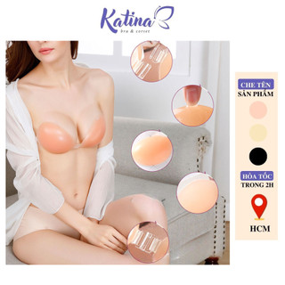 Ktb20 áo bra dán ngực silicon cài trước katina bra siêu dính tạo khe nâng ngực tặng kèm dây trong