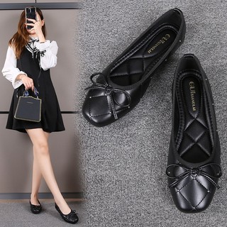 Giày búp bê phối nơ big size_ hàng có sẵn