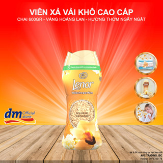 Viên xả vải khô Lenor Đức tích hợp nước hoa giúp làm mềm vải và lưu hương ngất ngây chai 210gr