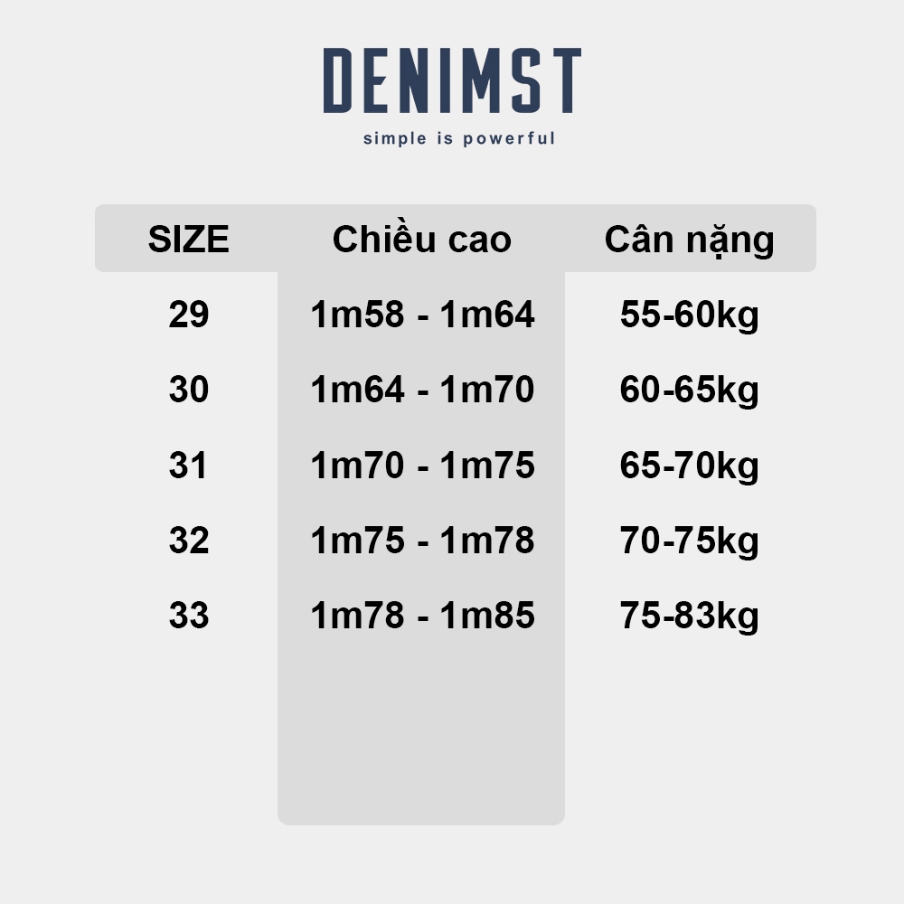 Quần Jeans Nam Xám Đen Đậm Cao Cấp DENIMST 7320 Dáng Ôm Vừa Carrot Fit