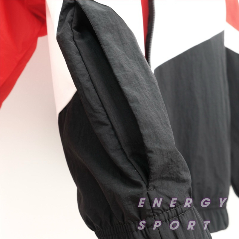 Áo Khoác Gió Unisex Cho Nam Nữ Nike Sportswear Big Swoosh Woven Jacket - Đỏ/Đen