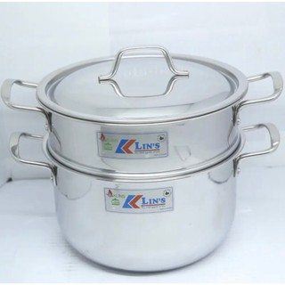 BỘ NỒI XỬNG INOX KLINS CAO CẤP 20CM-32CM (NẮP INOX)
