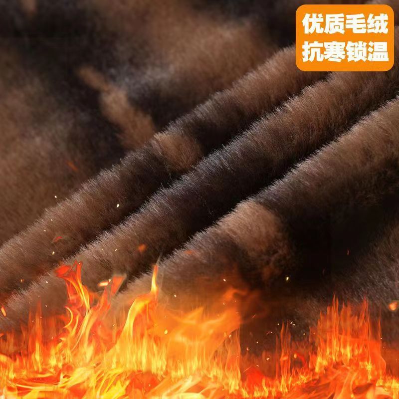 Áo Khoác Nam Lót Lông Ấm Áp Lịch Sự Và Sang Trọng