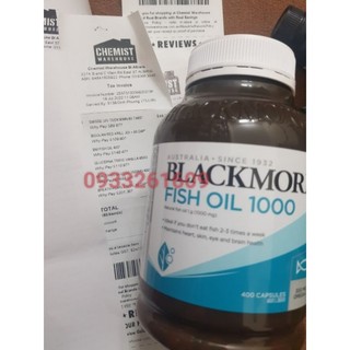Viên dầu cá tự nhiên 400v Blackmores Fish Oil 1000mg