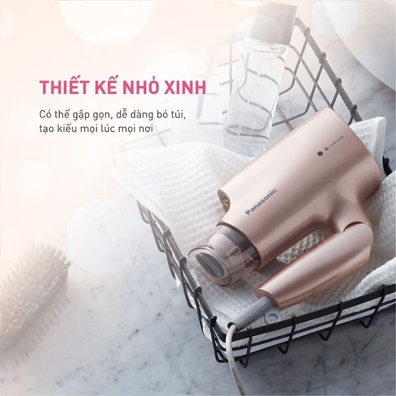 🇻🇳 Máy sấy tóc Panasonic EH-NA27PN645 công xuất 1200w công nghệ nanoe bảo vệ tóc bóng mượt