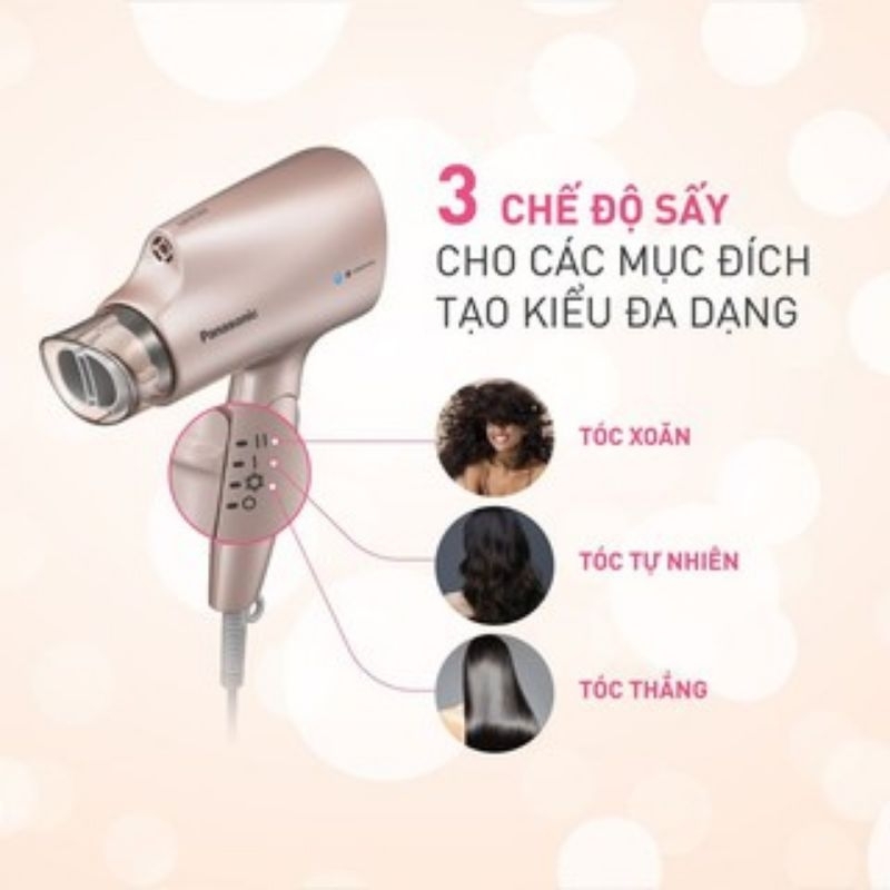 🇻🇳 Máy sấy tóc Panasonic EH-NA27PN645 công xuất 1200w công nghệ nanoe bảo vệ tóc bóng mượt