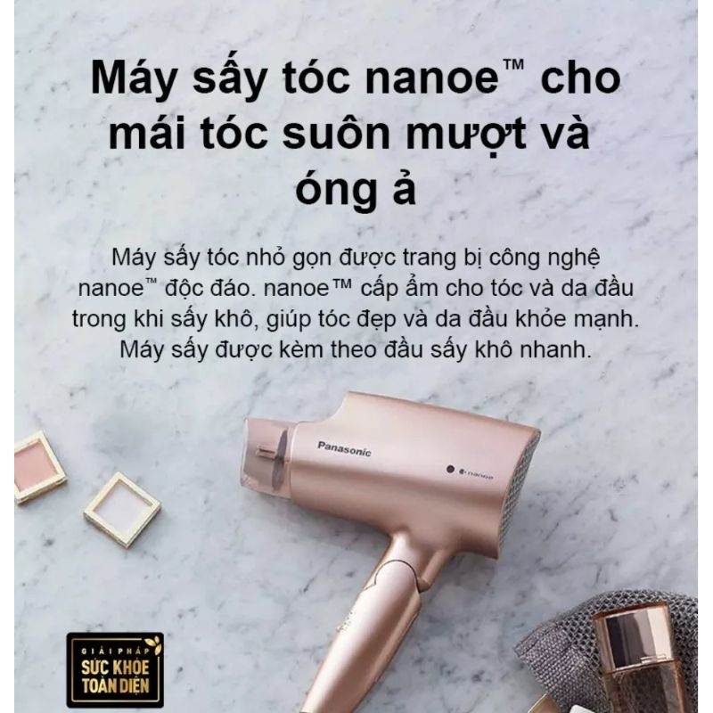 🇻🇳 Máy sấy tóc Panasonic EH-NA27PN645 công xuất 1200w công nghệ nanoe bảo vệ tóc bóng mượt