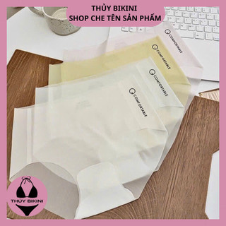 Quần lót nữ tàng hình in chữ đơn giản Q2379